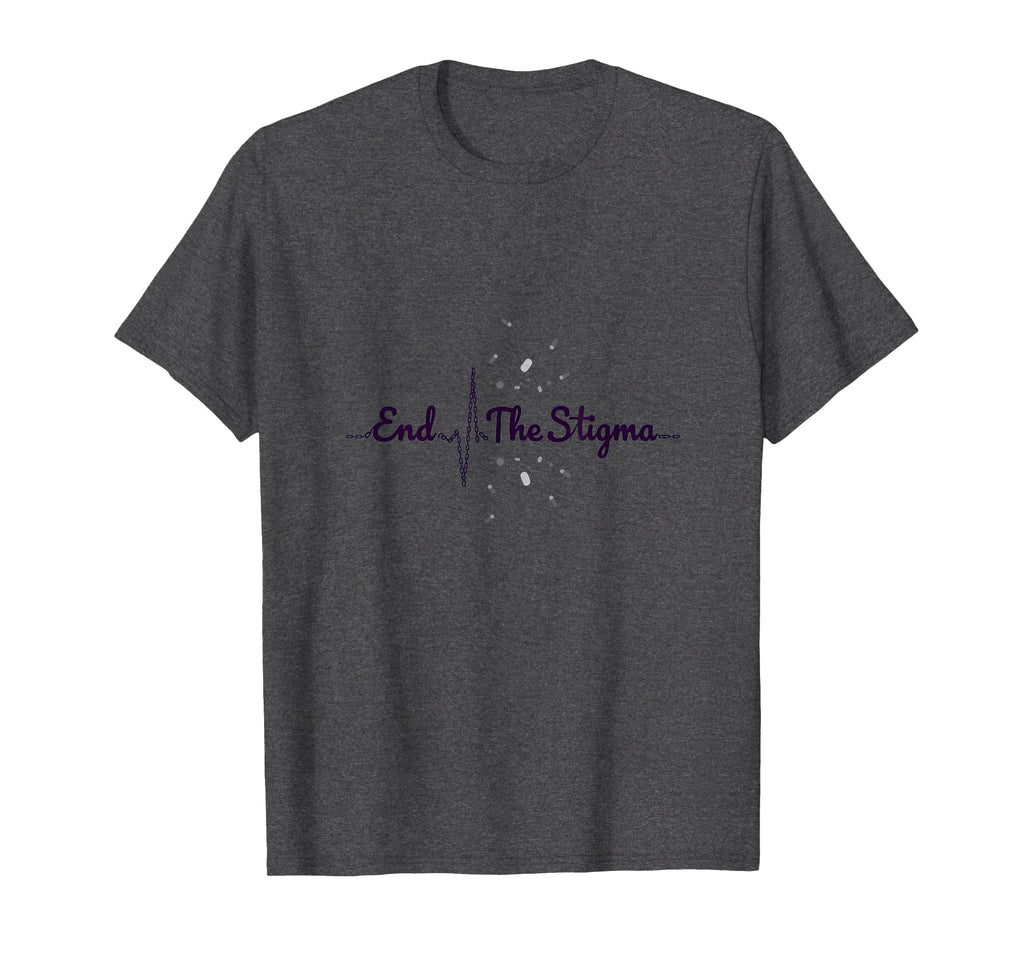 End Stigma Mental Health Awareness T-Shirt - Trendy Graphic Men Women - T-Shirt, Sweatshirt, Hoodie
