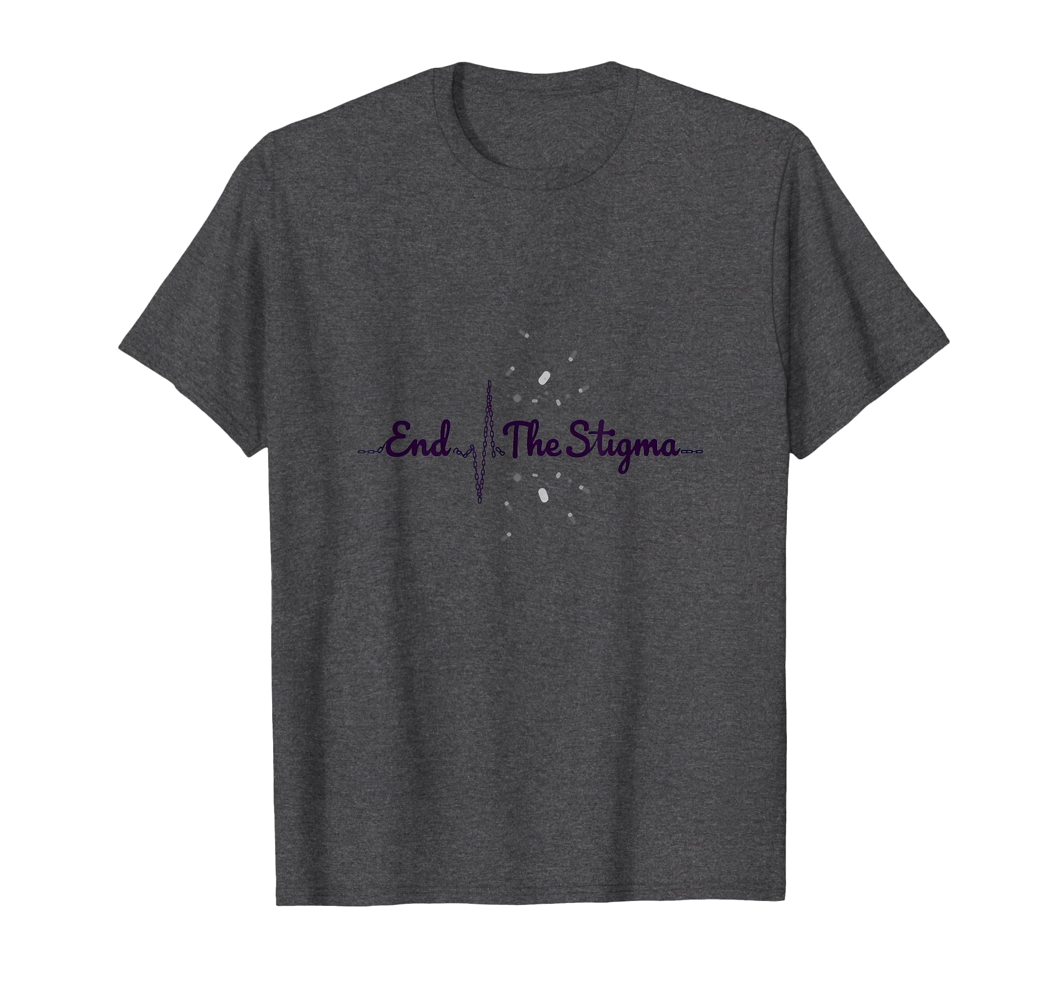End Stigma Mental Health Awareness T-Shirt - Streetwear Style Unisex - T-Shirt, Sweatshirt, Hoodie