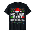 Most Likely To Read Book Book Lover T-Shirt - Fun Novelty Design Men Women - T-Shirt, Sweatshirt, Hoodie
