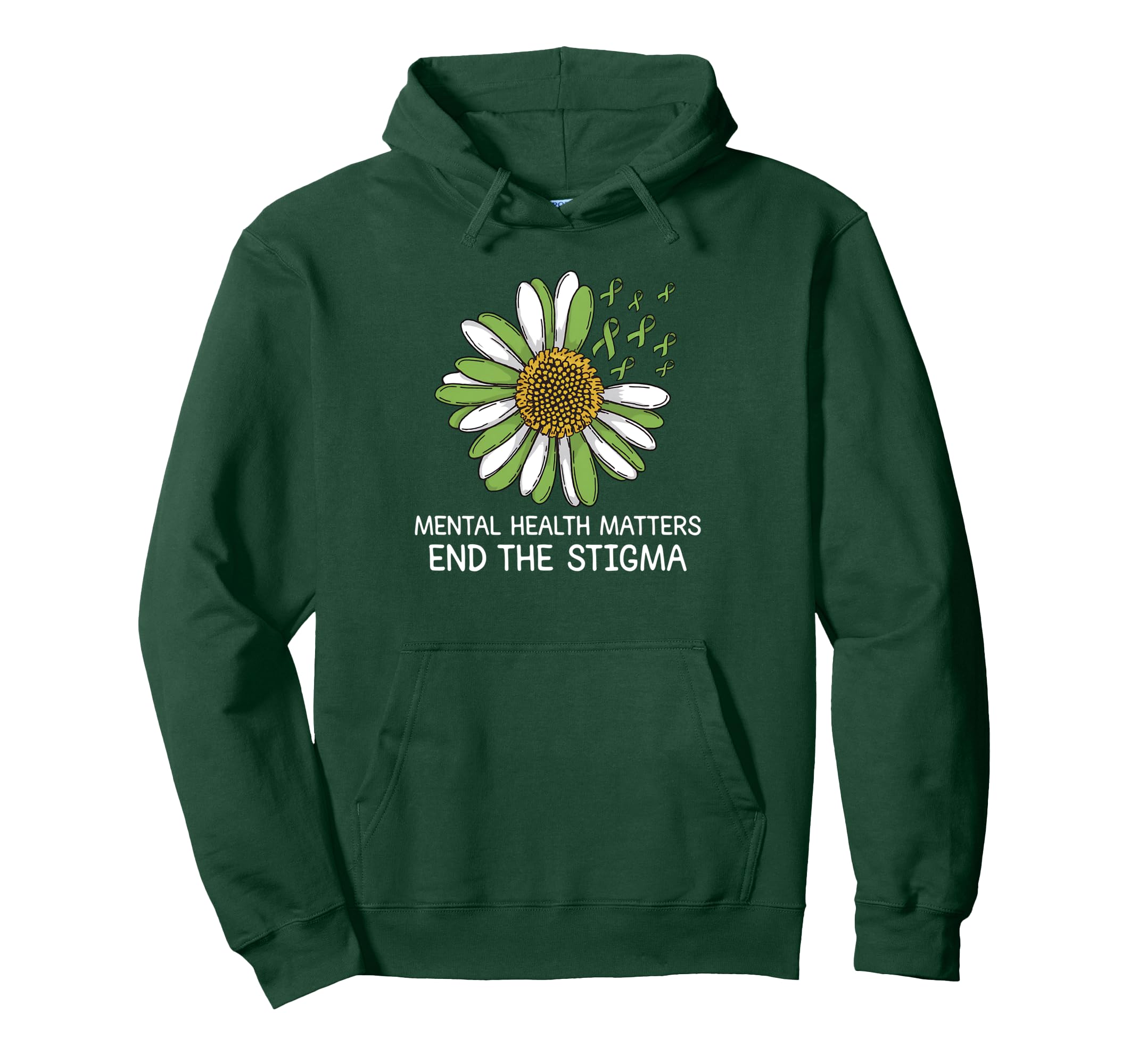 End Stigma Mental Health Matters Hoodie - Graphic Print Men Women - T-Shirt, Sweatshirt, Hoodie