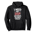 Distance Silence Peace Introvert Introverts Hoodie - Trendy Graphic Unisex - T-Shirt, Sweatshirt, Hoodie