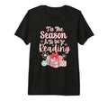 Book Lover Tis Season To Be Reading T-Shirt - Custom Art Print Men Women - T-Shirt, Sweatshirt, Hoodie