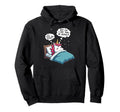 Funny Overthinker Unicorn Midnight Thoughts Hoodie - Unique Graphic Unisex - T-Shirt, Sweatshirt, Hoodie