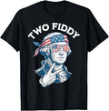 Two Fiddy 250 George Washington Funny 4th of July T-Shirt Unisex T-shirt, Sweatshirt, Hoodie, Long Sleeve Tee - T-Shirt, Sweatshirt, Hoodie