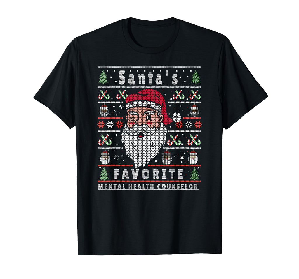 Santas Ugly Mental Health Counselor T-Shirt - Streetwear Style Unisex - T-Shirt, Sweatshirt, Hoodie