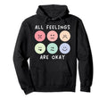 All Feelings Are Okay Suicide Awareness Hoodie - Trendy Graphic for Adults - T-Shirt, Sweatshirt, Hoodie