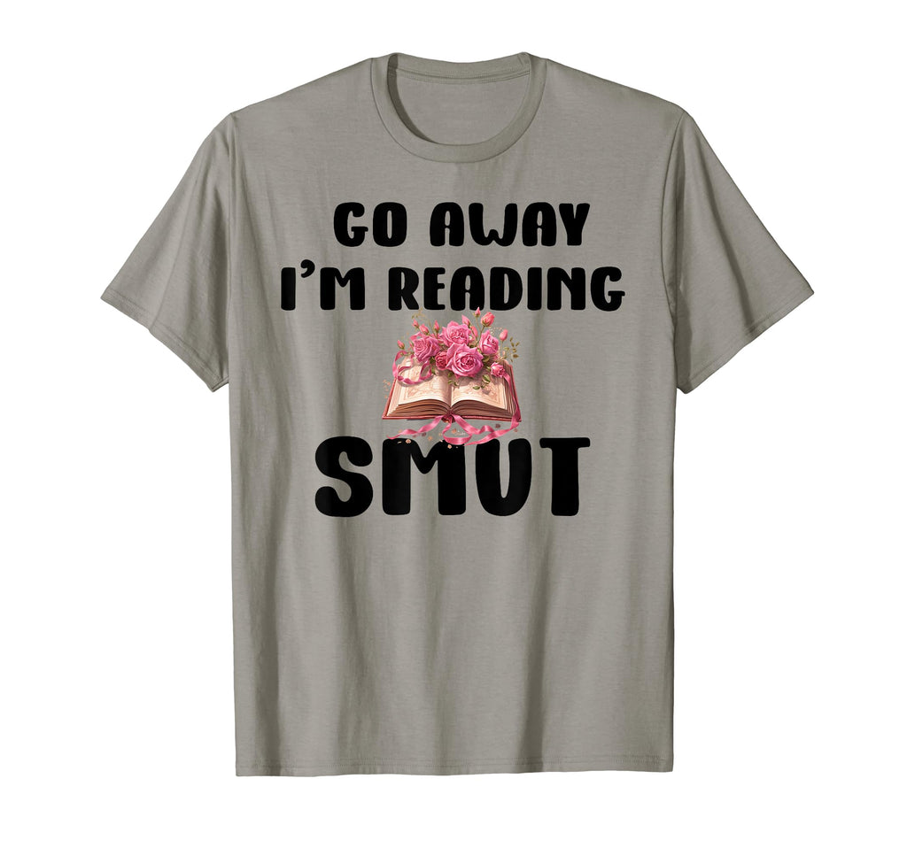 Smutty Books Floral Book Smutt Go T-Shirt - Novelty Apparel for Adults - T-Shirt, Sweatshirt, Hoodie