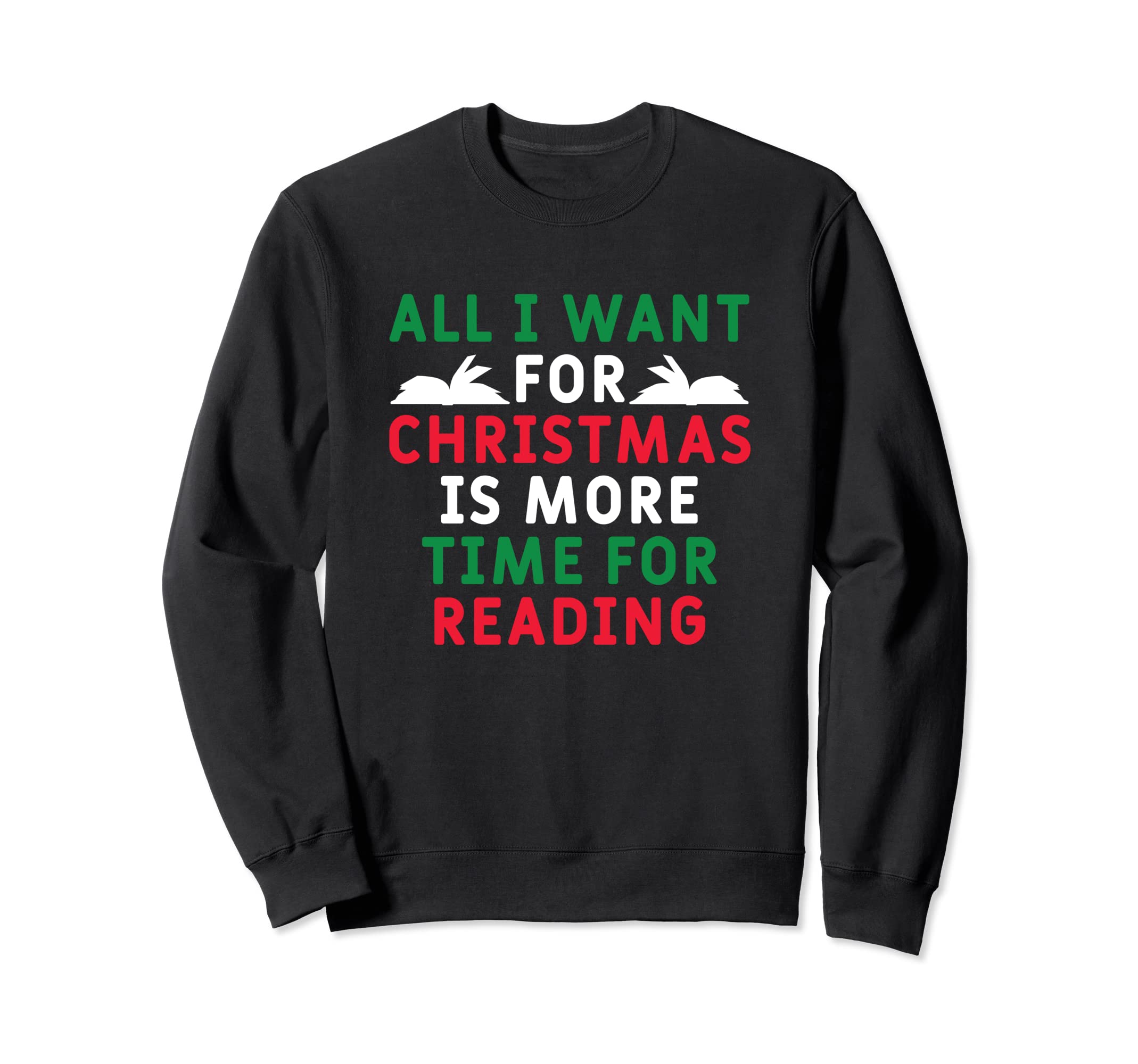 All I Want Is More Time Reading Sweatshirt - Minimalist Print Men Women - T-Shirt, Sweatshirt, Hoodie