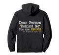Person Behind Me You Are Enough Mental Hoodie - Custom Art Print Unisex - T-Shirt, Sweatshirt, Hoodie