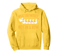 Duck Most Definitely Not All Row Hoodie - Streetwear Style for Adults - T-Shirt, Sweatshirt, Hoodie