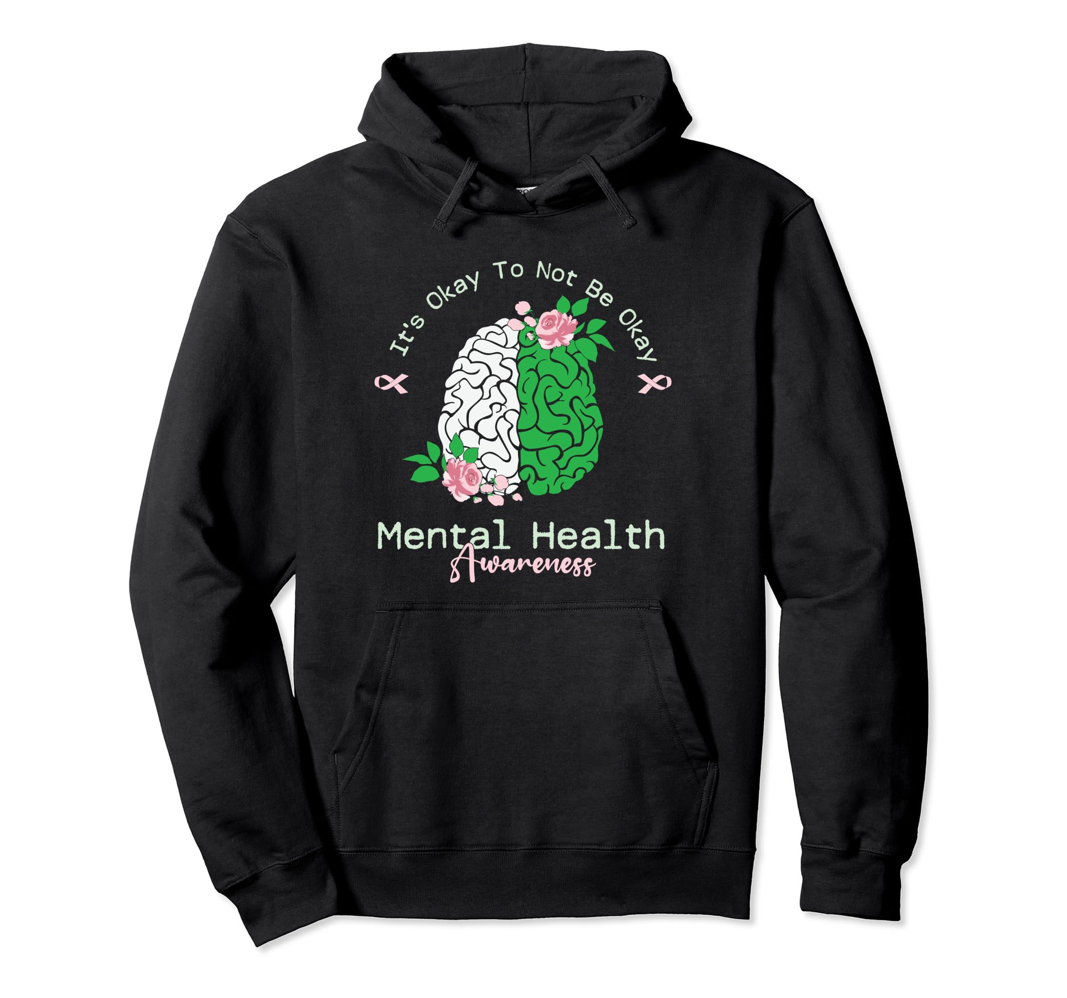 Its Okay To Not Be Okay Mental Health Hoodie - Novelty Apparel for Adults - T-Shirt, Sweatshirt, Hoodie