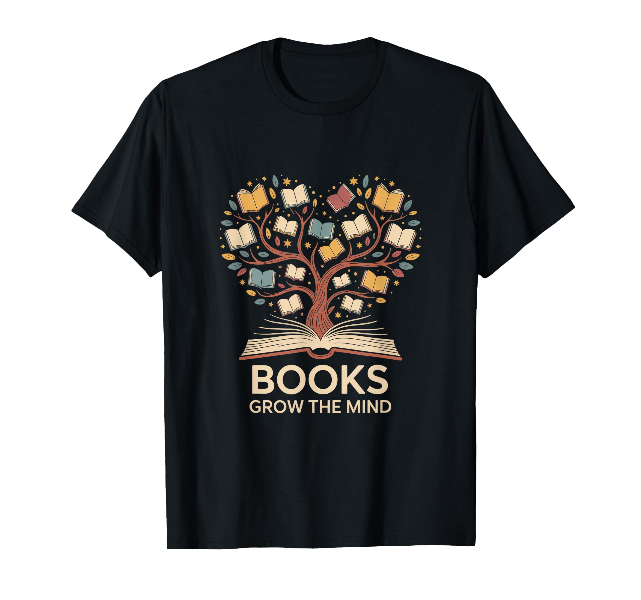 Books Grow Mind Reading Lover T-Shirt - Streetwear Style for Adults - T-Shirt, Sweatshirt, Hoodie