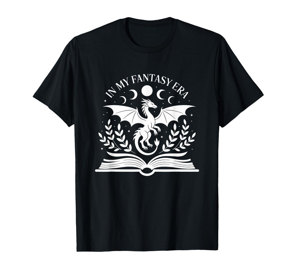 Funny Fantasy Era Book Dragon Lovers T-Shirt - Fun Novelty Design Unisex - T-Shirt, Sweatshirt, Hoodie