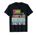 Library Assistant Librarian Library T-Shirt - Minimalist Print Men Women - T-Shirt, Sweatshirt, Hoodie