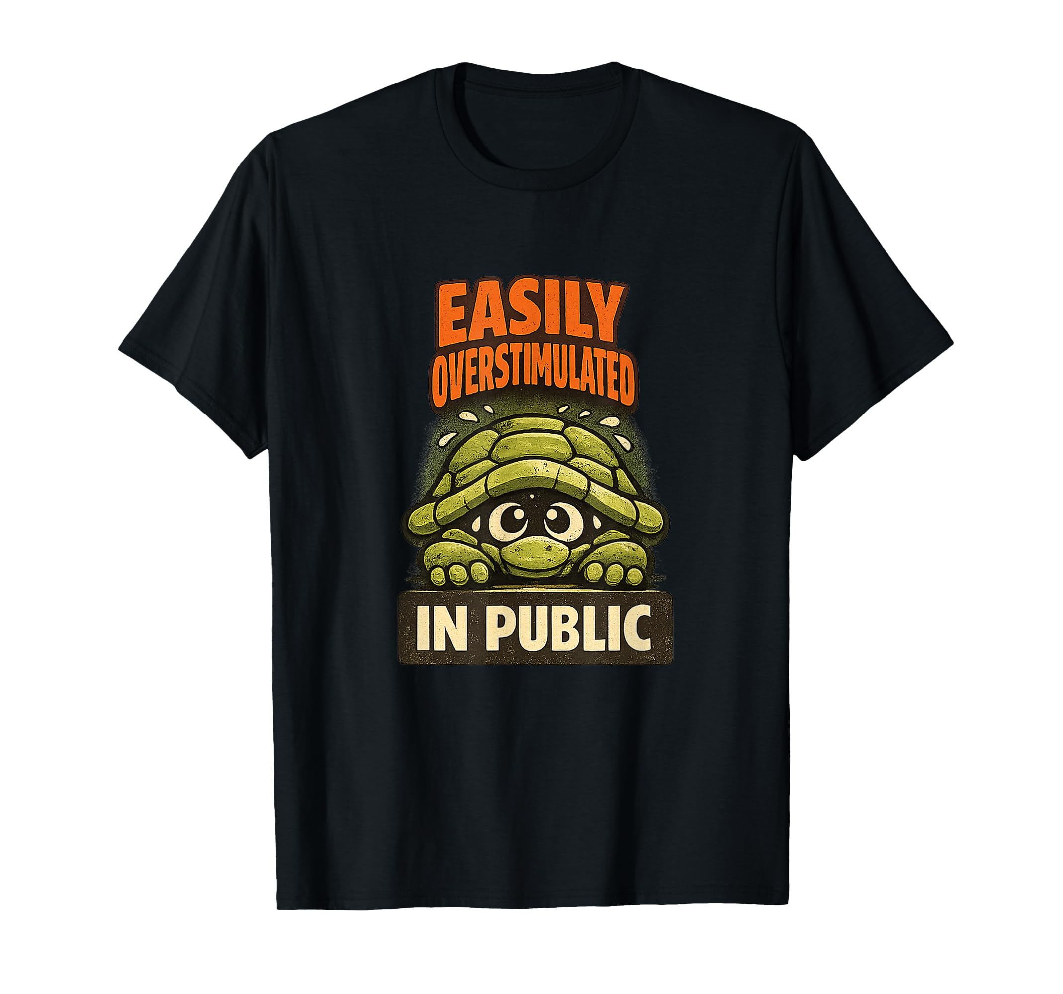 Easily Overstimulated Public Introvert T-Shirt - Fun Novelty Design Unisex - T-Shirt, Sweatshirt, Hoodie