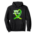 Heart Wear Green Mental Health Mental Hoodie - Novelty Apparel for Adults - T-Shirt, Sweatshirt, Hoodie