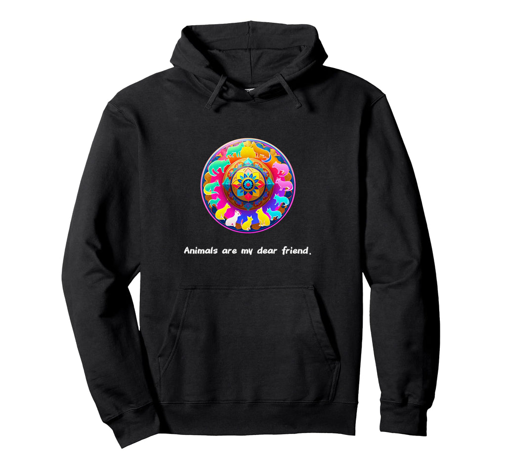 Animals Are My Best Friends Sacred Animals Hoodie - Novelty Apparel Unisex - T-Shirt, Sweatshirt, Hoodie