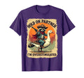 Hold Partner Im Overstimulated Cowboy T-Shirt - Trendy Graphic Unisex - T-Shirt, Sweatshirt, Hoodie