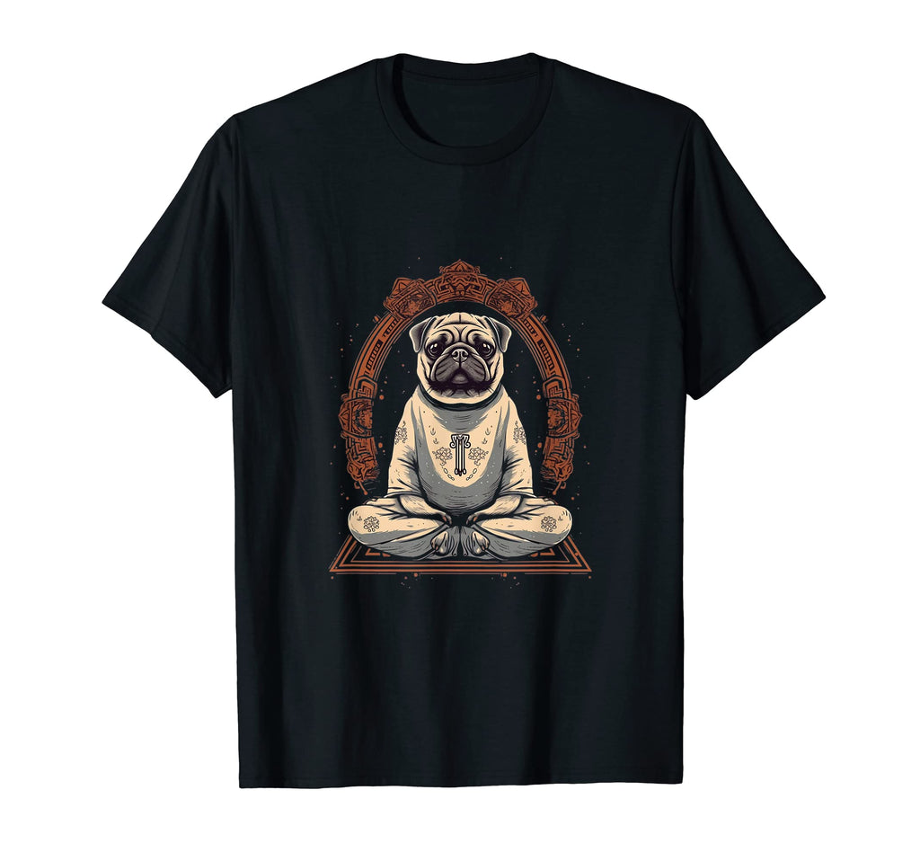 Yoga Pug Meditation Zen Namaste T-Shirt - Streetwear Style Men Women - T-Shirt, Sweatshirt, Hoodie