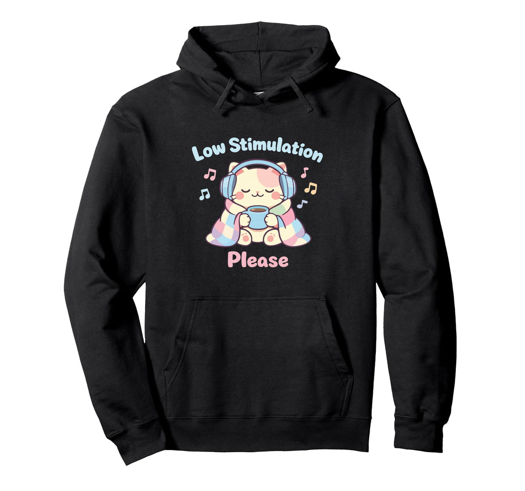 Easily Overstimulated Sensory Hoodie - Fun Novelty Design Men Women - T-Shirt, Sweatshirt, Hoodie