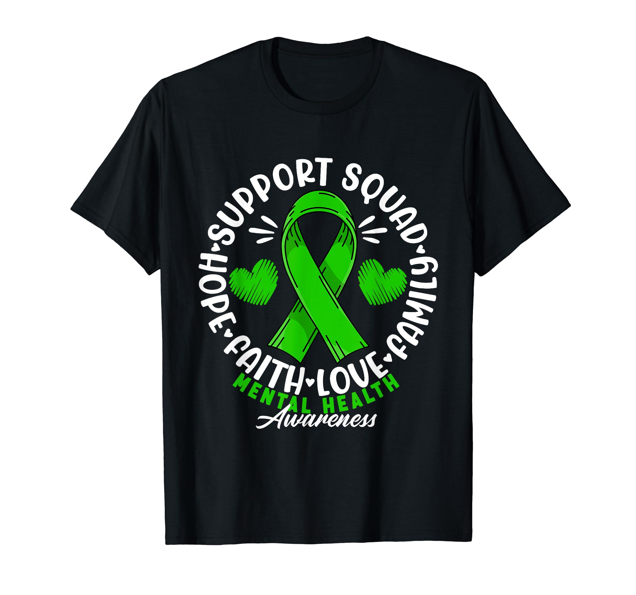 Support Awareness Squad I T-Shirt - Casual Everyday Wear Men Women - T-Shirt, Sweatshirt, Hoodie