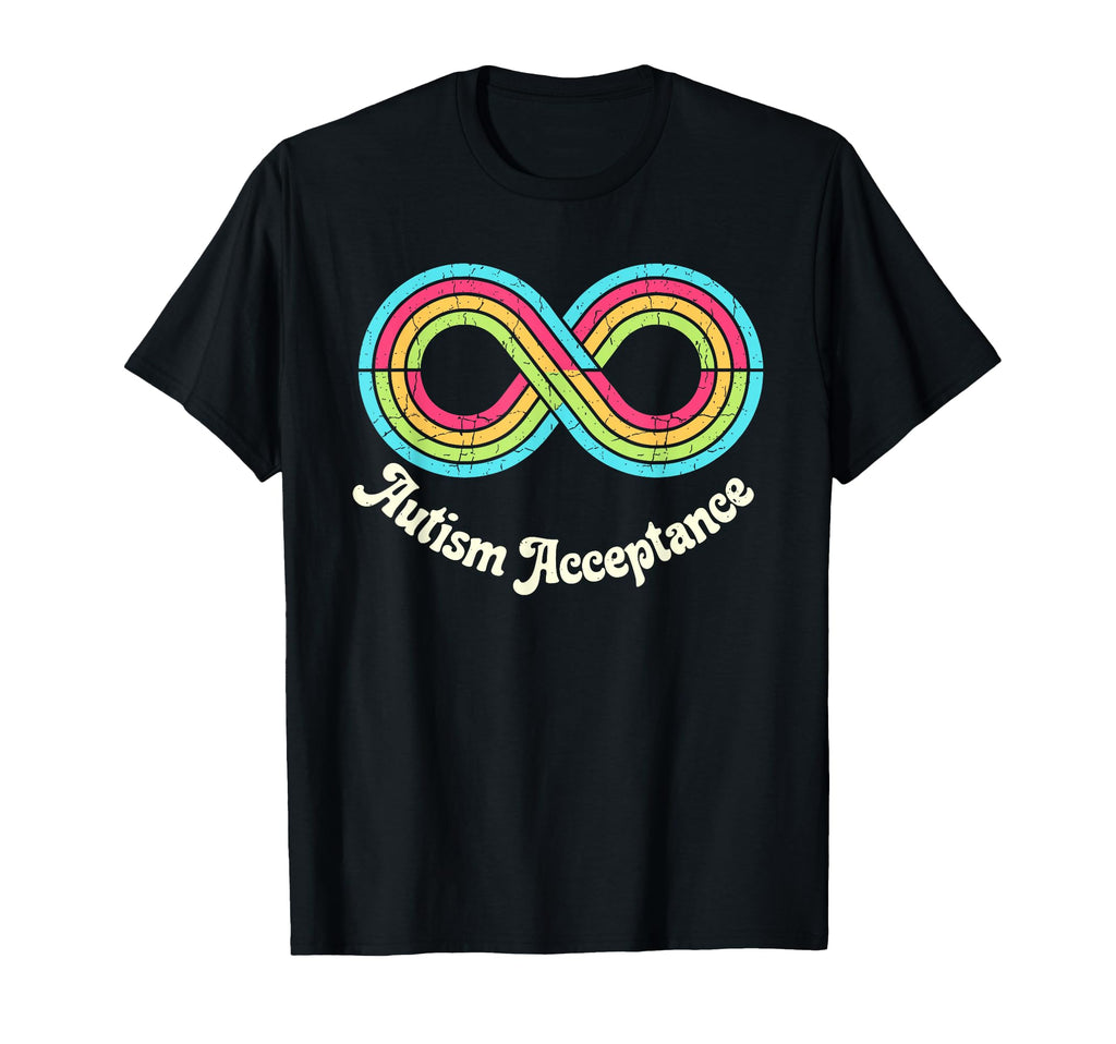 Autism Acceptance Infinity Symbol T-Shirt - Graphic Print Men Women - T-Shirt, Sweatshirt, Hoodie