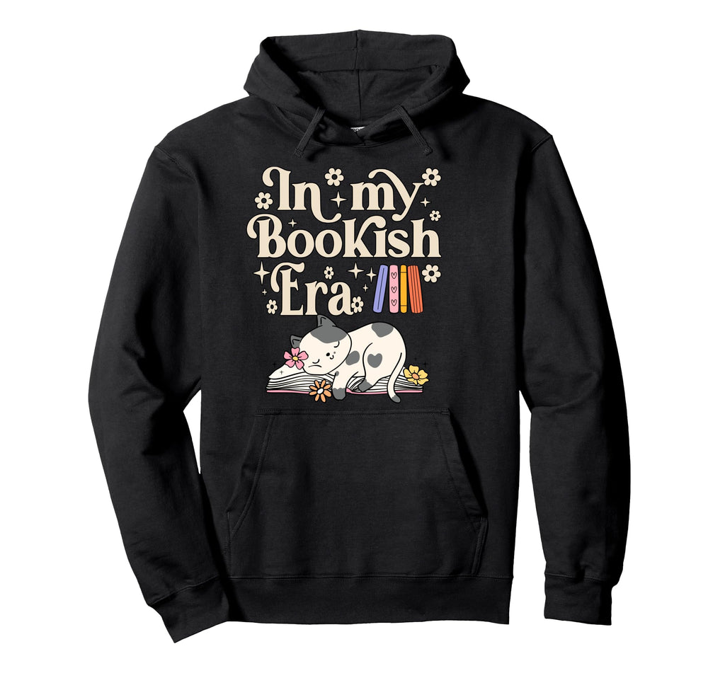 My Bookish Era Cat And Book Lover Hoodie - Streetwear Style Men Women - T-Shirt, Sweatshirt, Hoodie
