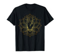 Elegant Minimal Mudra Hand Lotus T-Shirt - Casual Everyday Wear Men Women - T-Shirt, Sweatshirt, Hoodie