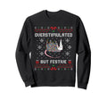 Overstimulated But Festive Possum Sweatshirt - Trendy Graphic Men Women - T-Shirt, Sweatshirt, Hoodie