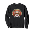 Emotional Support Therapy Dog Shih Tzu Sweatshirt - Trendy Graphic Unisex - T-Shirt, Sweatshirt, Hoodie