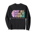 Not All Wounds Are Visible Mental Sweatshirt - Unique Graphic Unisex - T-Shirt, Sweatshirt, Hoodie