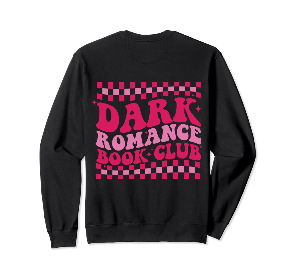 Dark Romance Book Club Groovy Back T-Shirt - Novelty Apparel Men Women - T-Shirt, Sweatshirt, Hoodie