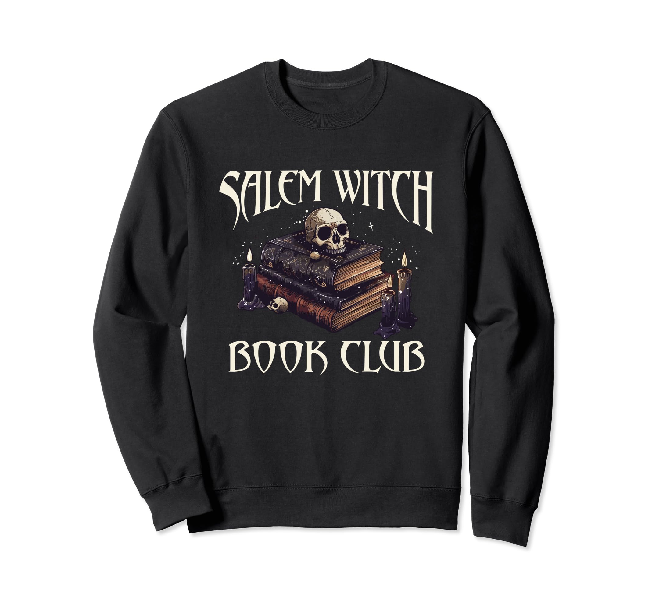 Halloween Salem Witch Book Club Sweatshirt - Graphic Print for Adults - T-Shirt, Sweatshirt, Hoodie