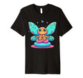 Meditation Butterfly Yoga Pose Relaxing T-Shirt - Graphic Print Men Women - T-Shirt, Sweatshirt, Hoodie