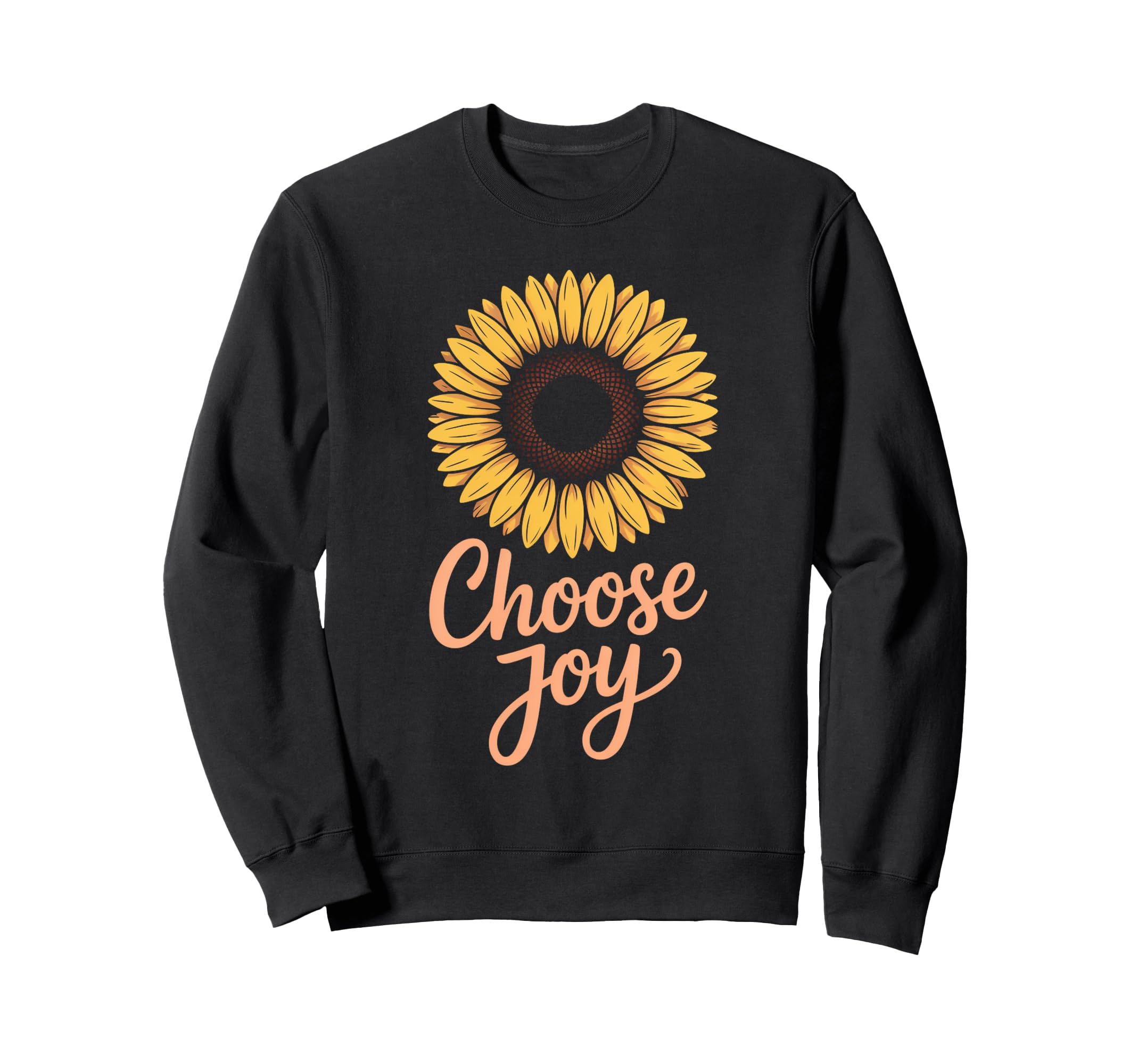 Choose Joy Minimalist Sweatshirt - Casual Everyday Wear Men Women - T-Shirt, Sweatshirt, Hoodie
