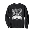 Tree Knowledge Book Lover Reader Sweatshirt - Aesthetic Graphic for Adults - T-Shirt, Sweatshirt, Hoodie
