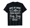 Books Dogs Coffee Bookworm Reading T-Shirt - Streetwear Style Men Women - T-Shirt, Sweatshirt, Hoodie