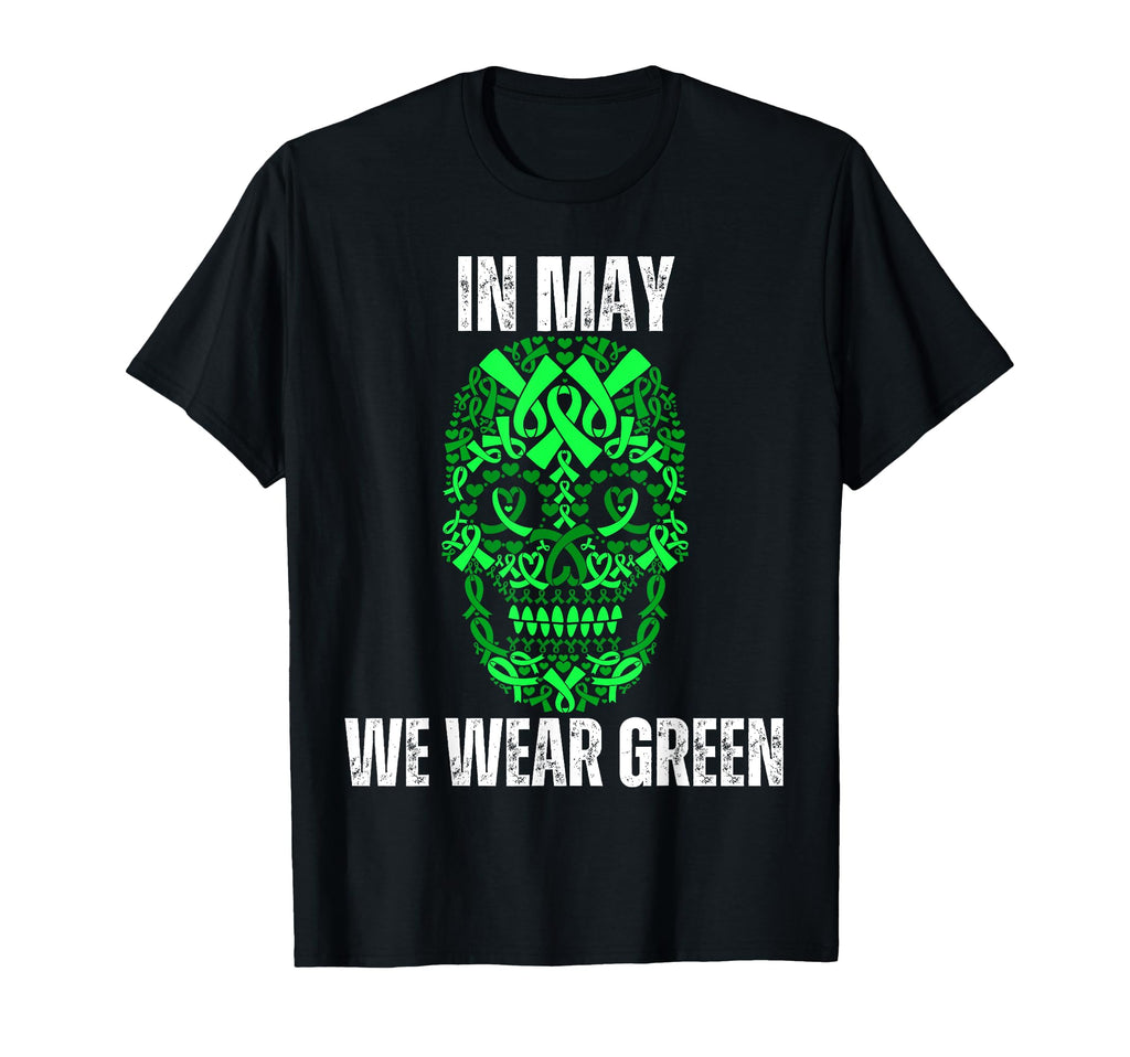 Sugar Skull May We Wear Green Mental T-Shirt - Graphic Print for Adults - T-Shirt, Sweatshirt, Hoodie