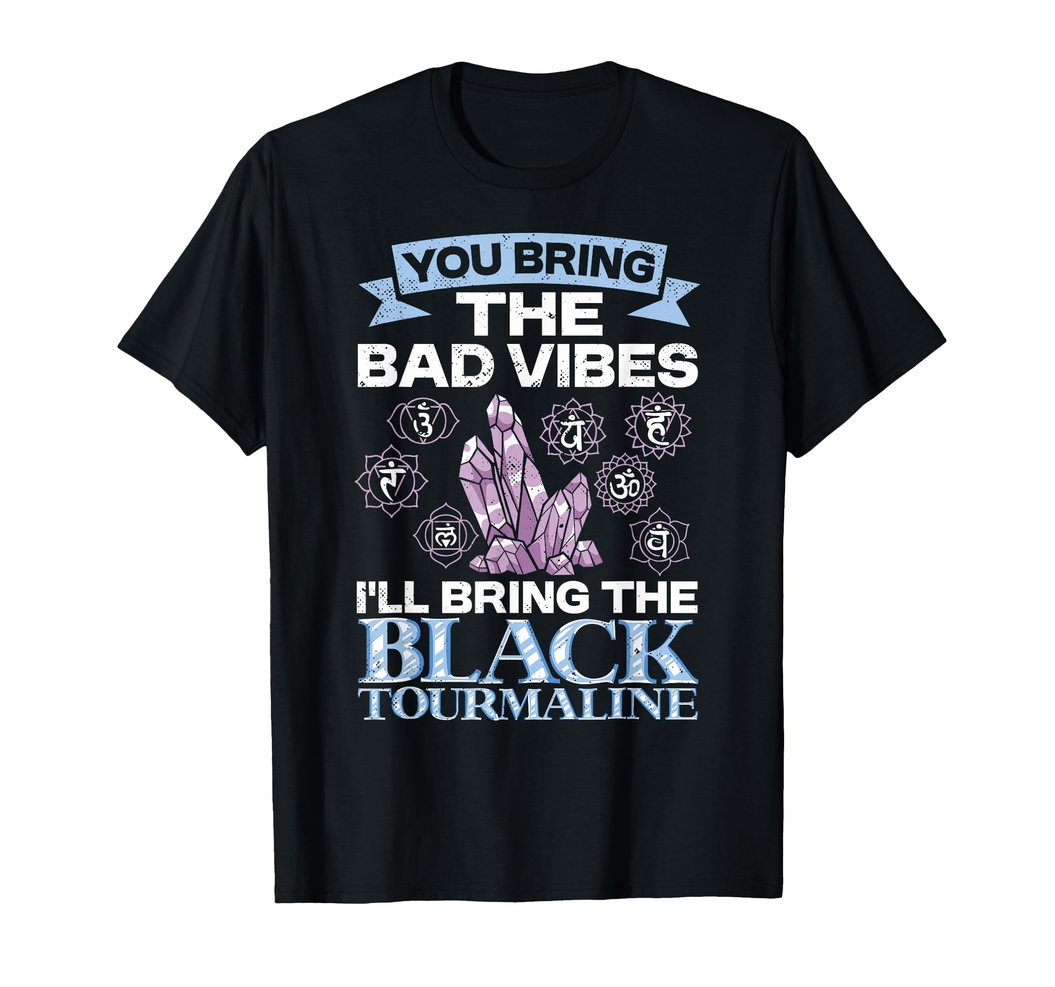 Crystal Healing Black Tourmaline T-Shirt - Streetwear Style Unisex - T-Shirt, Sweatshirt, Hoodie