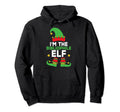 Im Bibliophile Elf Family Holiday Hoodie - Unique Graphic for Adults - T-Shirt, Sweatshirt, Hoodie