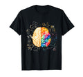 Colorful Brain Science And Art T-Shirt - Trendy Graphic for Adults - T-Shirt, Sweatshirt, Hoodie
