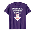 Emotional Support Snake Caution He Spits T-Shirt - Graphic Print Unisex - T-Shirt, Sweatshirt, Hoodie
