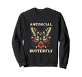 Antisocial Butterfly Gift T-Shirt - Aesthetic Graphic Unisex - T-Shirt, Sweatshirt, Hoodie