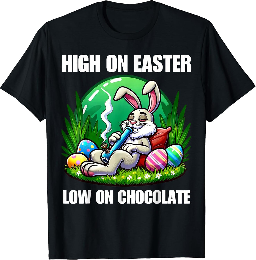 Easter Edibles Stoner Funny Cannabis Weed Designs Unisex T-shirt, Sweatshirt, Hoodie, Long Sleeve Tee - T-Shirt, Sweatshirt, Hoodie