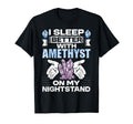 Crystal Healing Amethyst Sleep T-Shirt - Casual Everyday Wear for Adults - T-Shirt, Sweatshirt, Hoodie