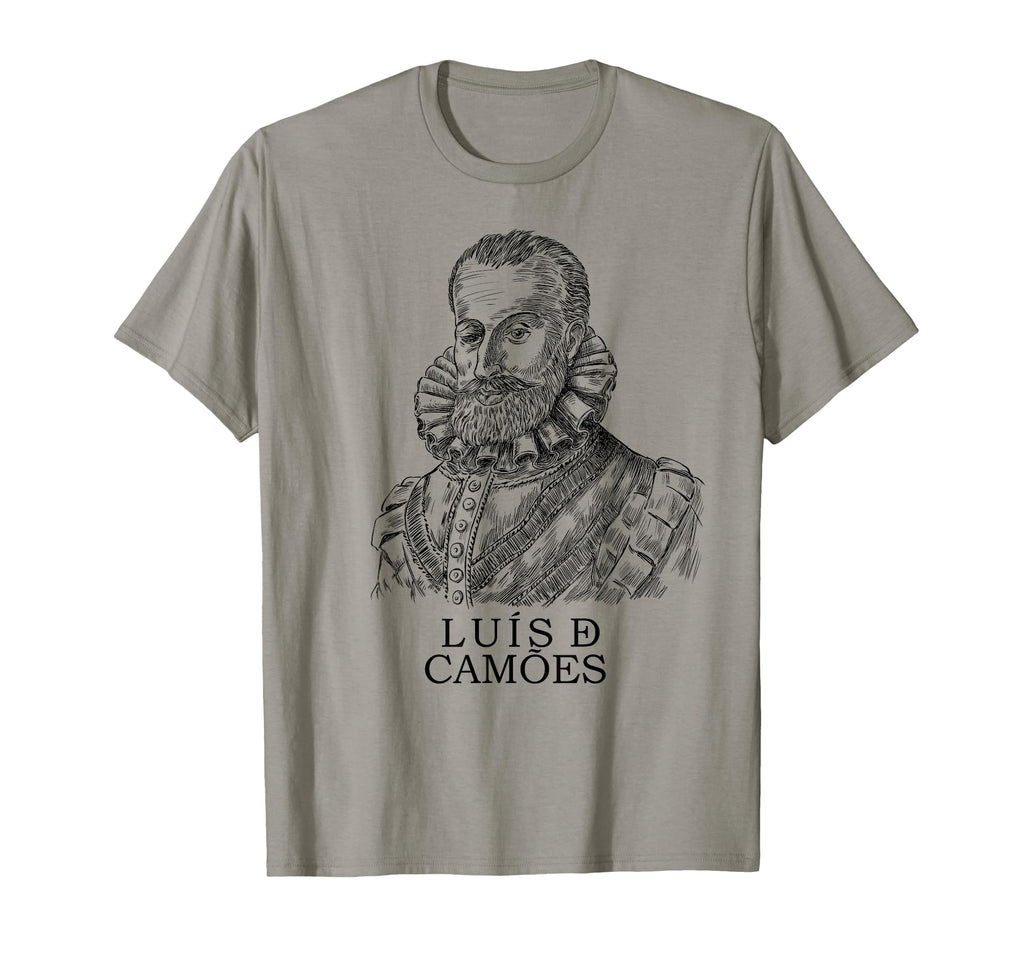 Lu S De Cam Es Portuguese Poet Literature T-Shirt - Graphic Print Men Women - T-Shirt, Sweatshirt, Hoodie