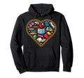 Book Reading Bookworm Reader Hoodie - Casual Everyday Wear Men Women - T-Shirt, Sweatshirt, Hoodie
