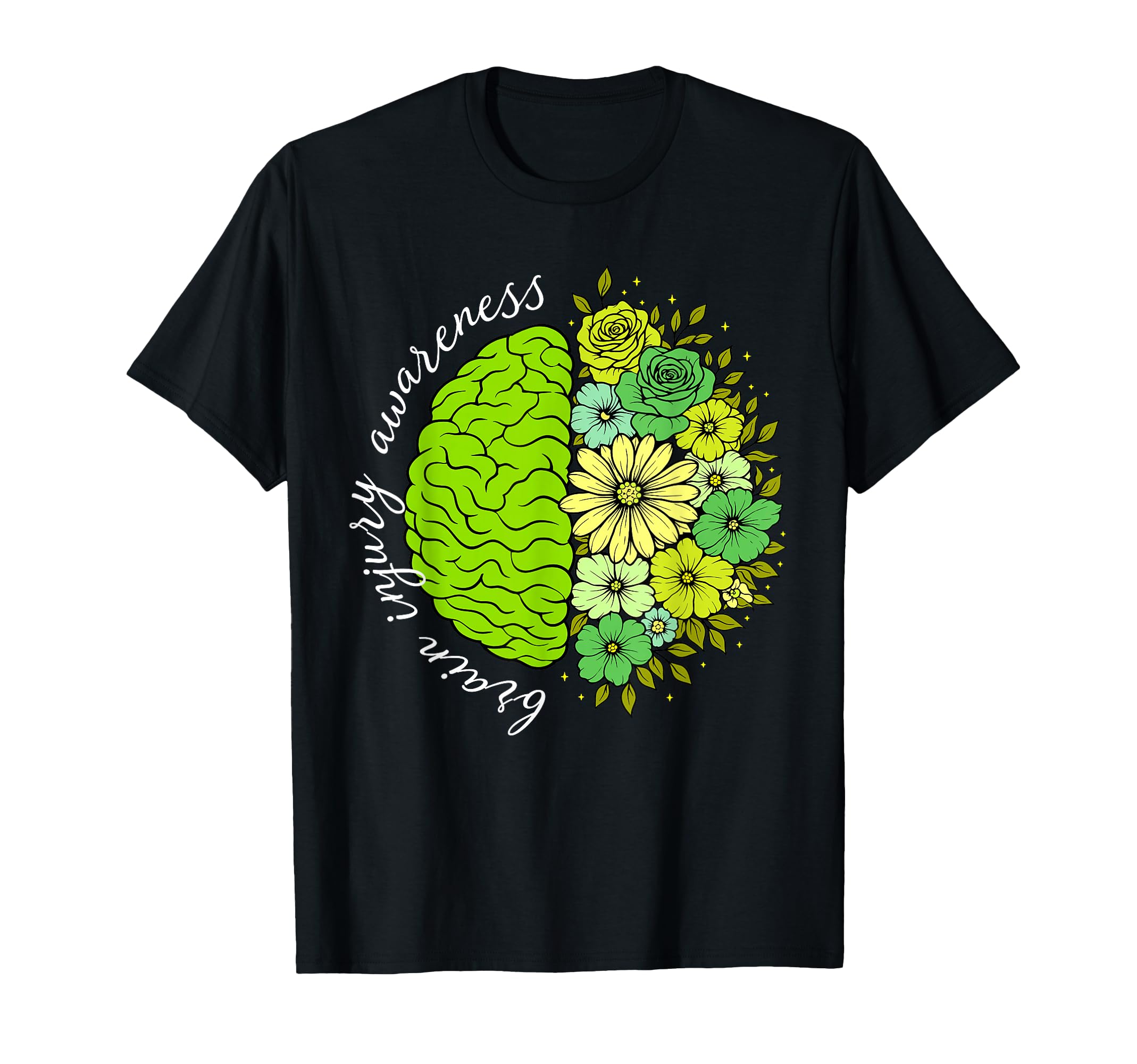 Brain Injury Awareness Mindfulness T-Shirt - Novelty Apparel Men Women - T-Shirt, Sweatshirt, Hoodie