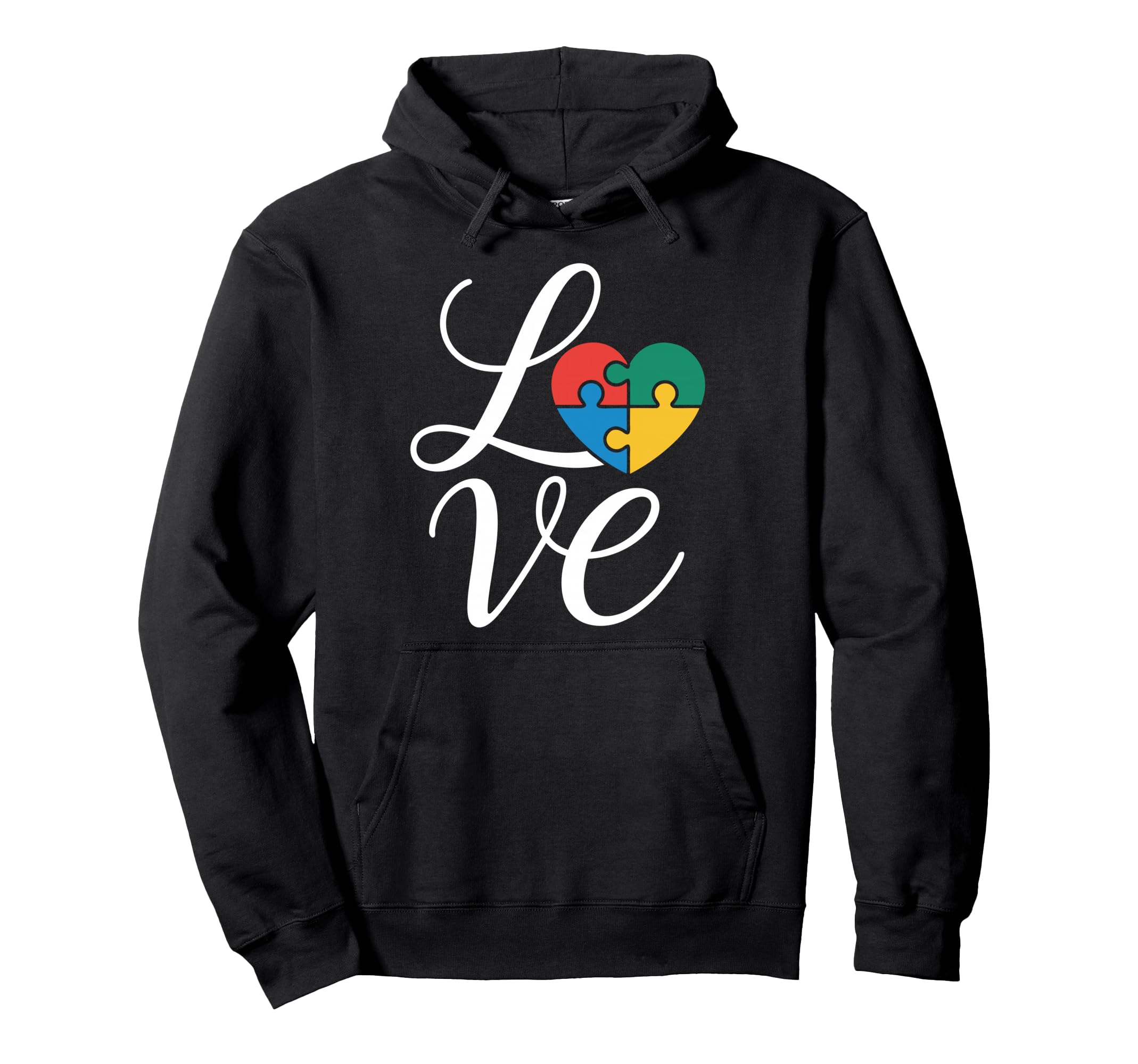 Autism Mom Dad Love Autistic Child Autism Hoodie - Custom Art Print Unisex - T-Shirt, Sweatshirt, Hoodie