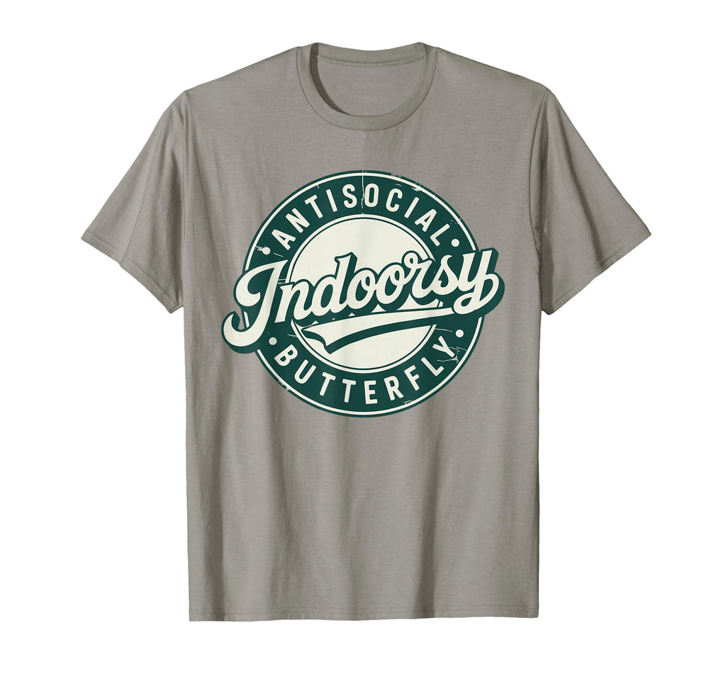 Indoorsy Antisocial Butterfly T-Shirt - Custom Art Print Men Women - T-Shirt, Sweatshirt, Hoodie
